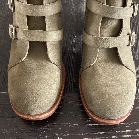 NWT Kork-Ease Green Dee Suede Ankle Boot - Picture 7 of 14